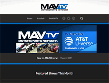 Tablet Screenshot of mavtv.com